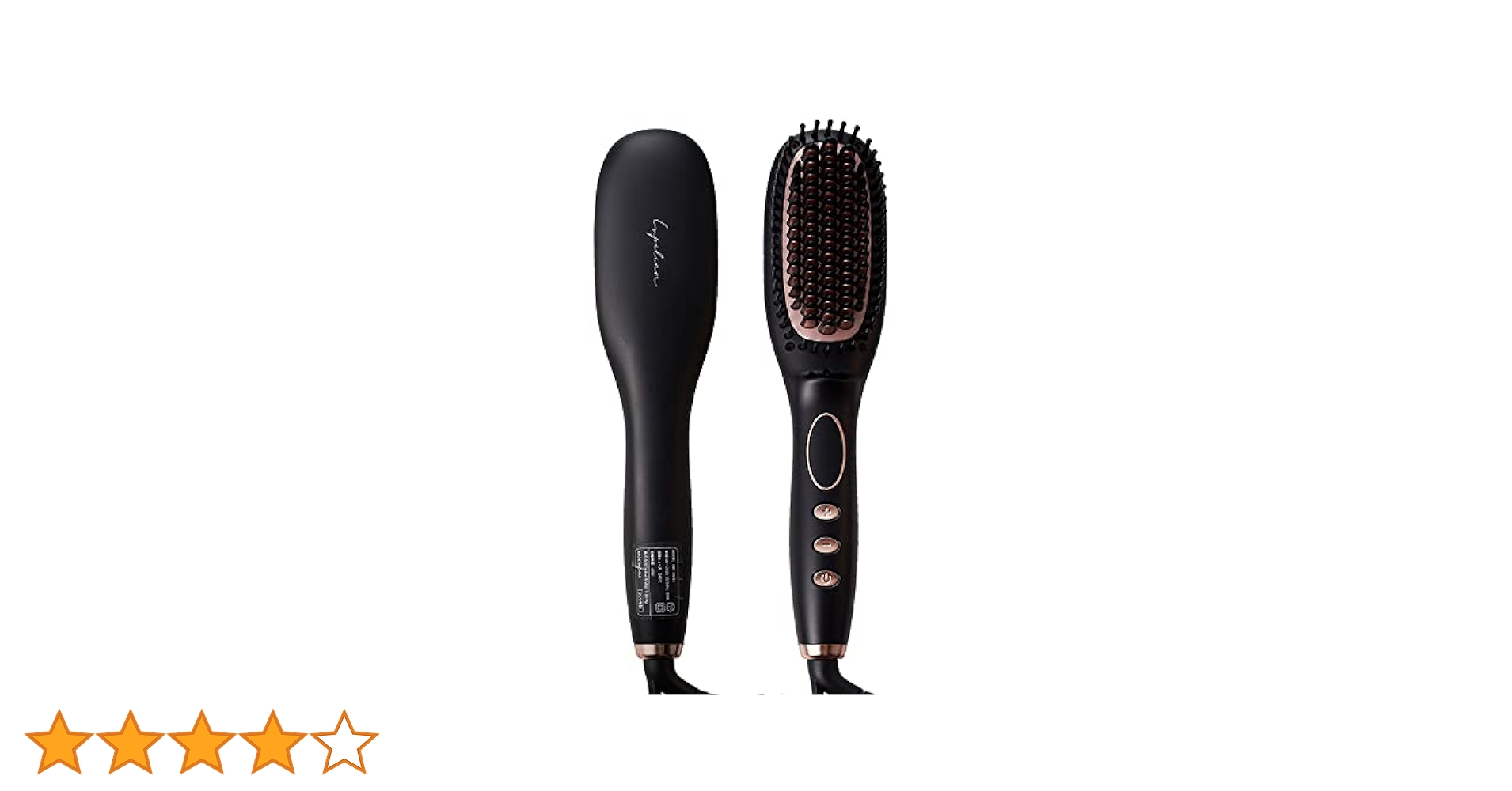 ルピリーナ ヒートブラシ ヘアアイロン プラズマイオン　ブラシ ブラック plasmab_f3_bfa96af1-ba4f-4dff-